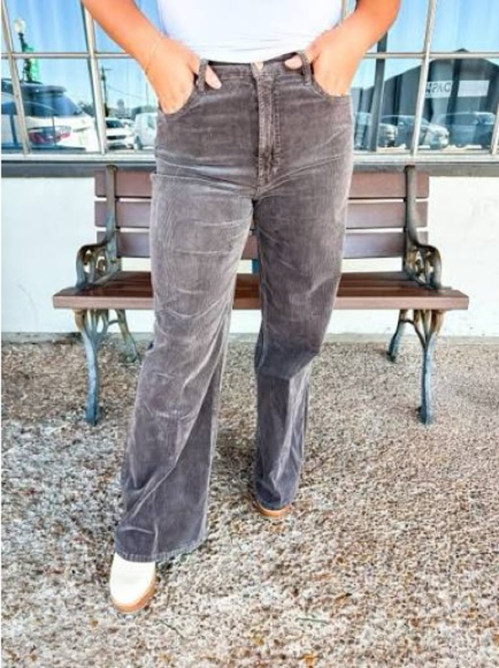 Dear John wide leg Corduroy Jeans in Espresso